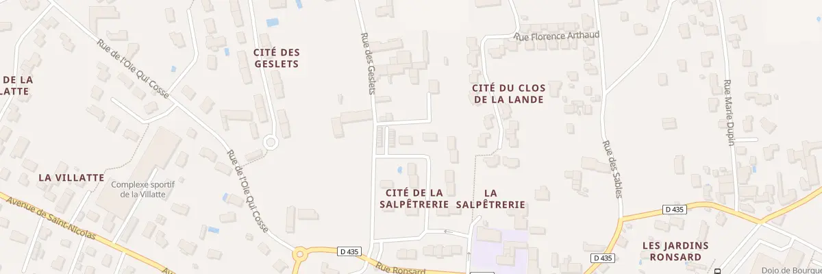 Plan du 18 Rue de la Salpetrerie à Bourgueil