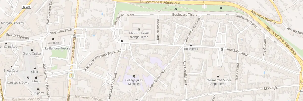 Plan du 91 Rue Saint Roch à Angoulême