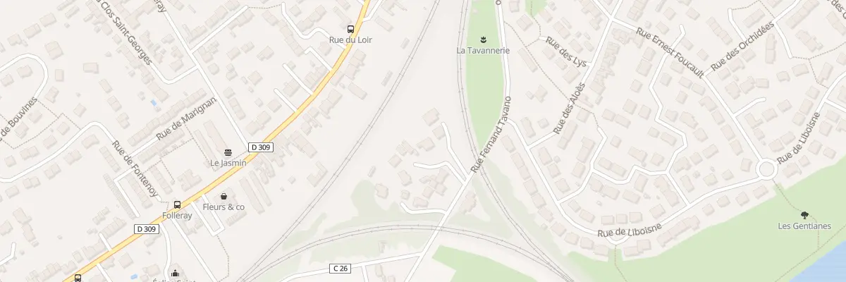 Plan du 148 Rue Fernand Tavano au Mans