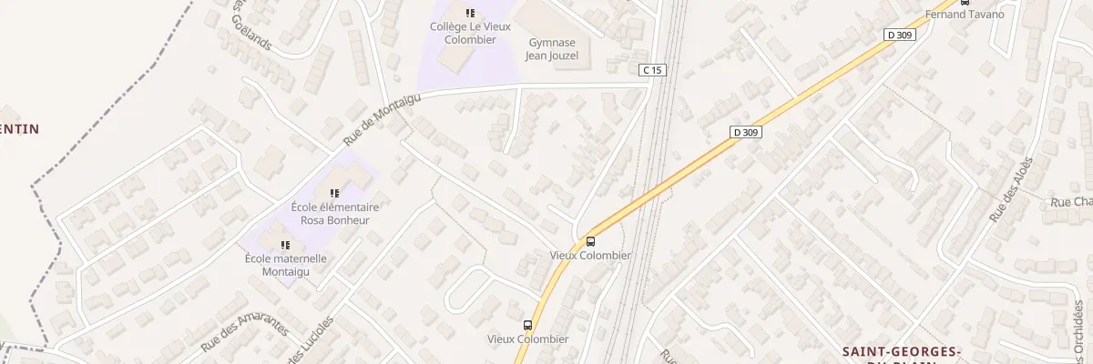 Plan du 9 Che de Ronde Saint Georges au Mans