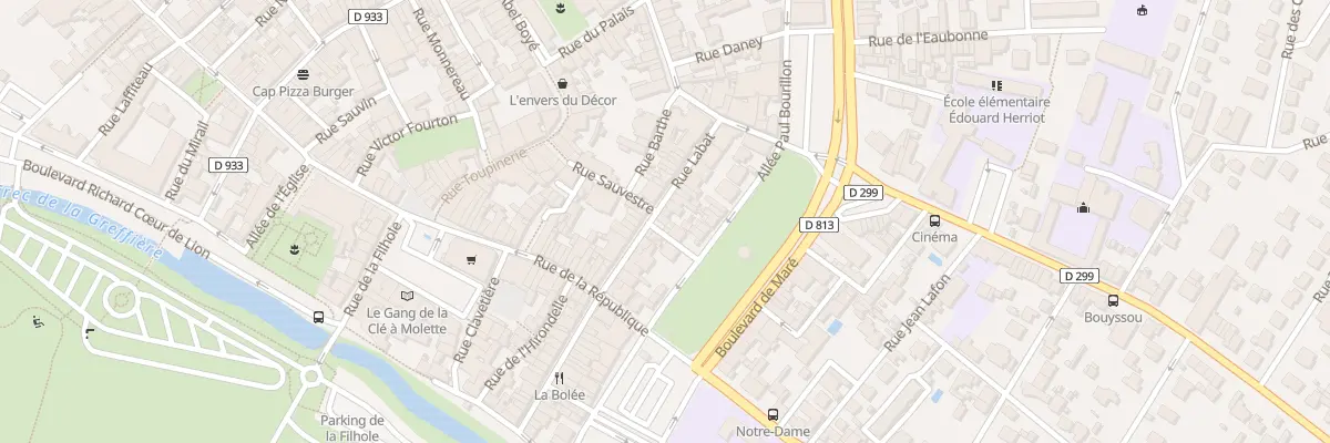Plan du 64 Rue Labat à Marmande