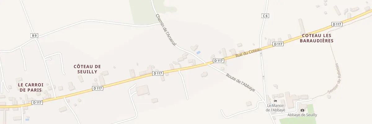 Plan du 37 Coteau de Seuilly à Seuilly