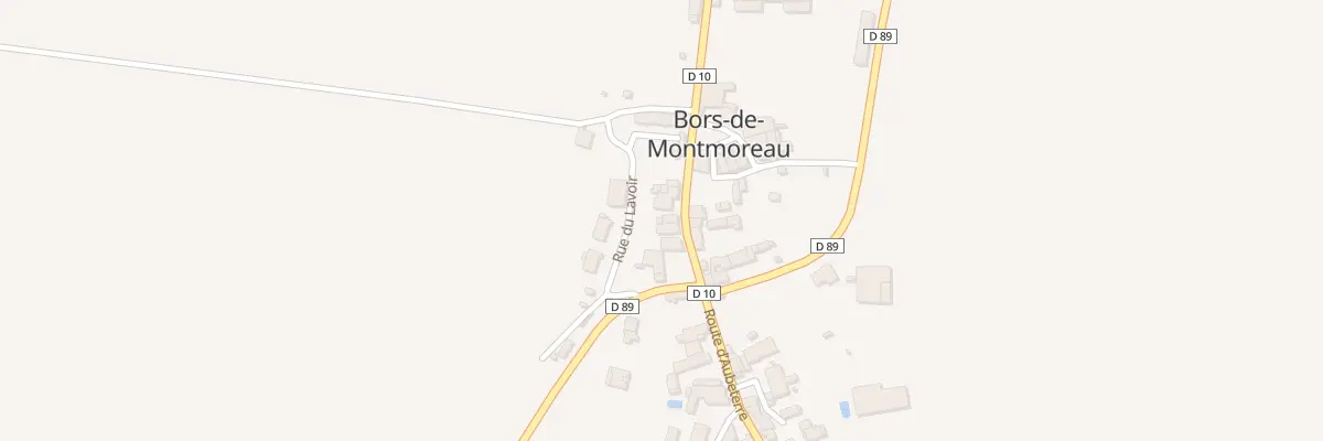 Plan du 5 Rte de Montmoreau à Bors (Canton de Tude-et-Lavalette)