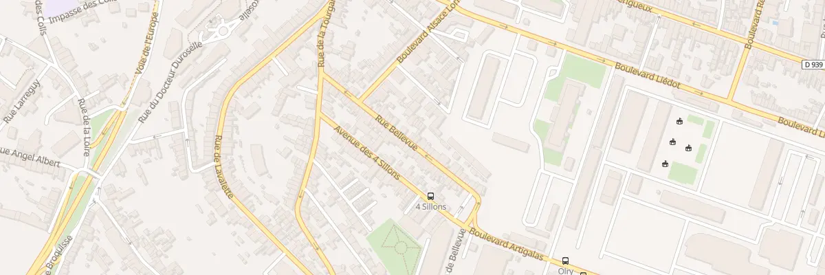 Plan du 44 Rue Bellevue à Angoulême