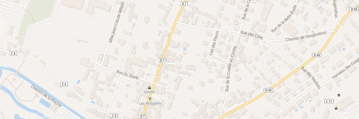 Plan du 5296 Imp Gambetta à Vouillé