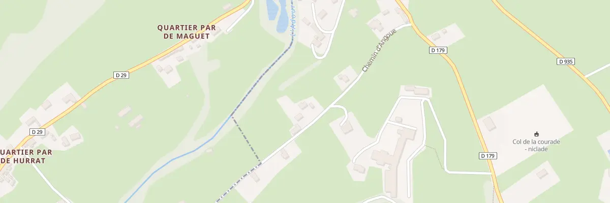 Plan du 248 Che d’Angoue à Campan