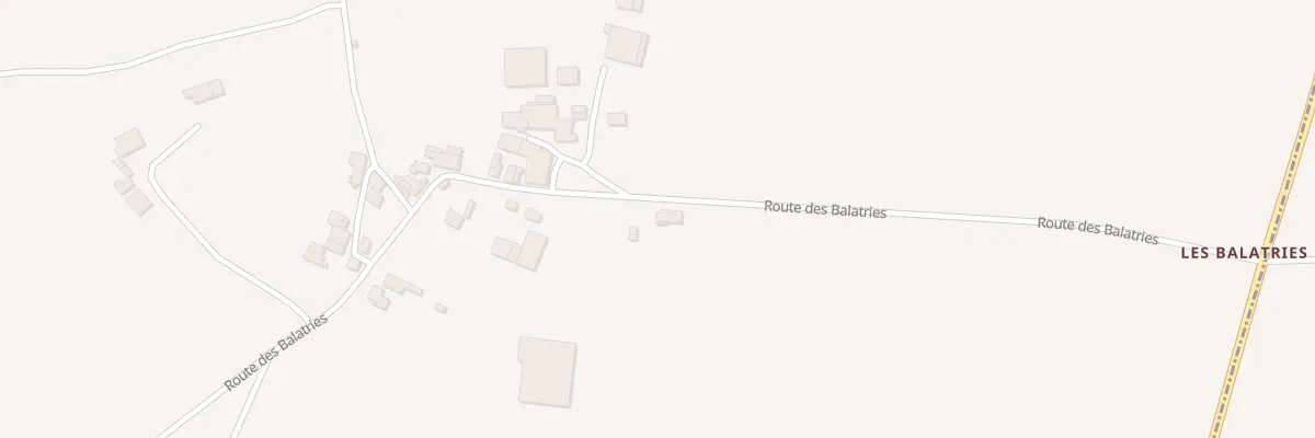 Plan du 16 Rte des Balatries à Chadurie