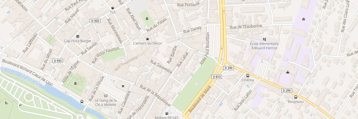 Plan du 87 Rue Labat à Marmande