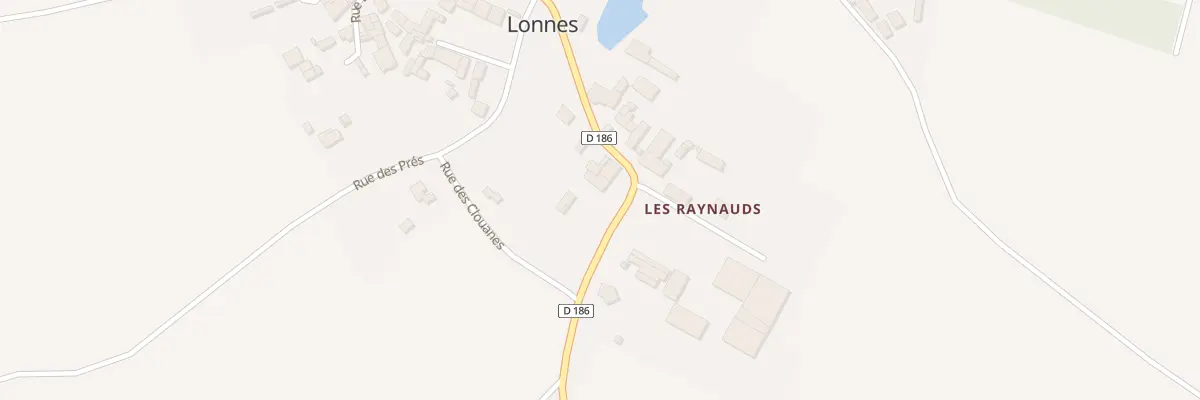 Plan du 3 Rue des Clouanes à Lonnes