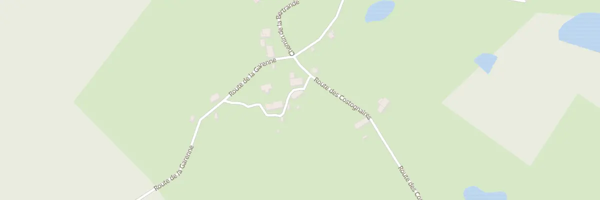 Plan du 4347 Rte des Costognaires à Saint-Barthélemy-de-Bellegarde