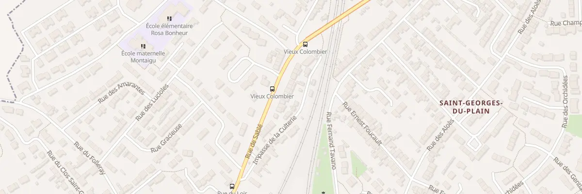 Plan du 77 Rue de Sablé au Mans