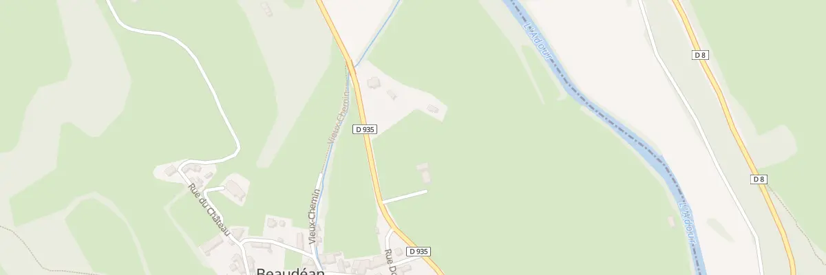 Plan du 107 Rte des Cols à Beaudéan