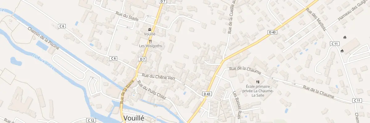 Plan du 13B Rue du Chêne Vert à Vouillé