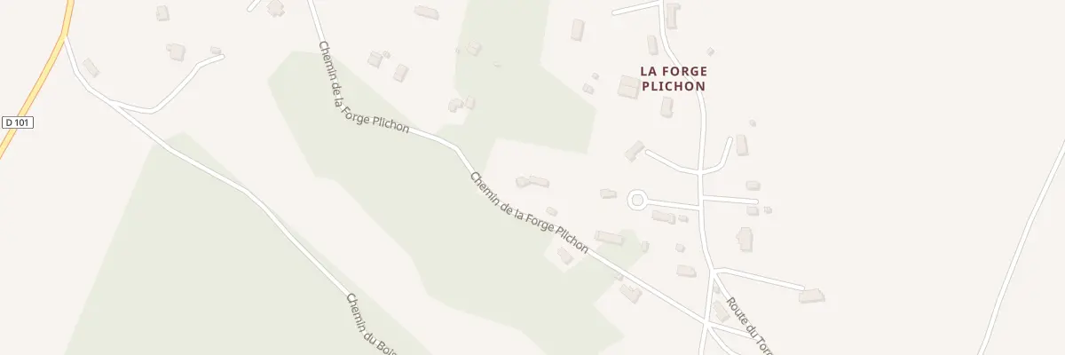 Plan du 224 Che de la Forge Plichon à Saint-Hymer