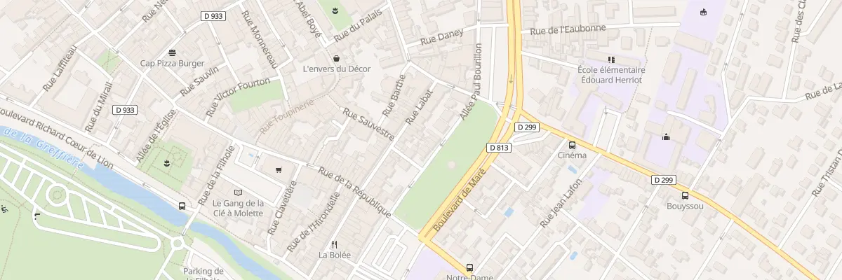 Plan du 70 Rue Labat à Marmande