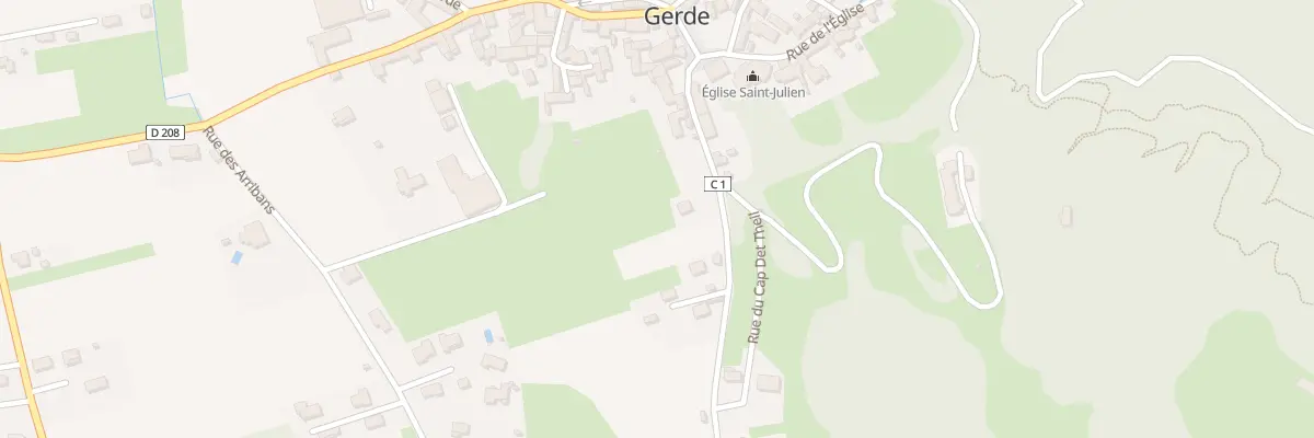 Plan du 12 Rue de l’Estantère à Gerde