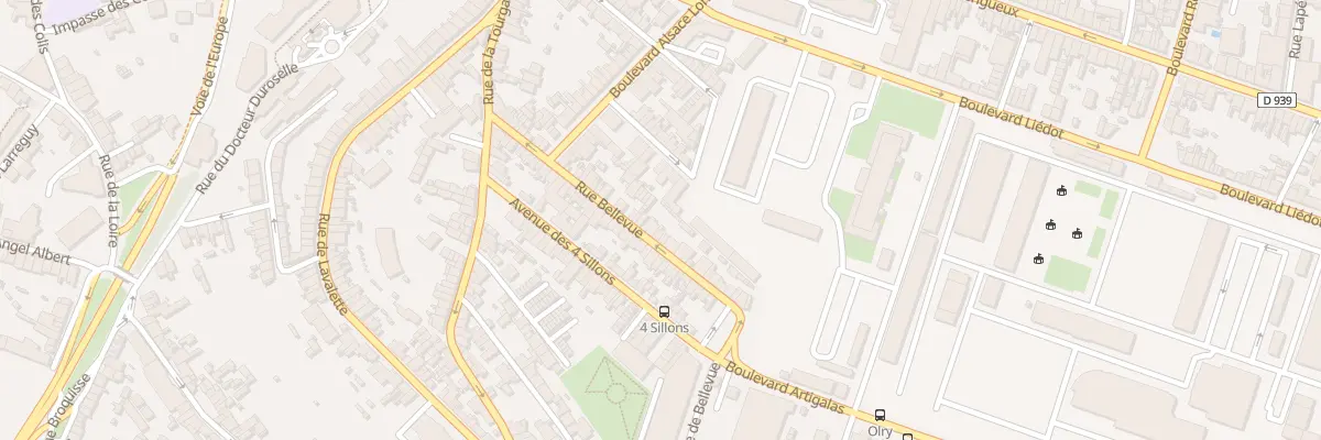 Plan du 50 Rue Bellevue à Angoulême