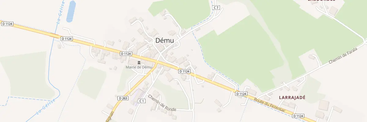 Plan du 5025 Au Village à Dému