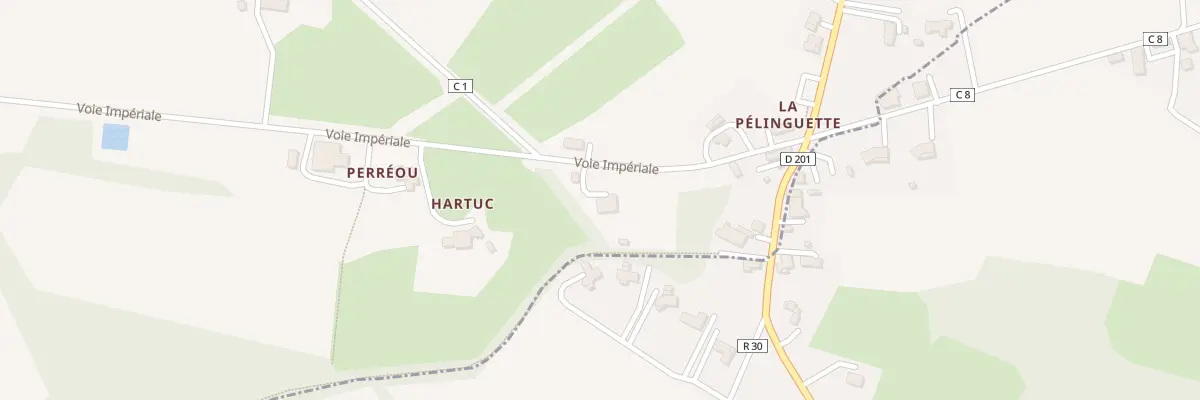 Plan du 5089 A Perreou à Cazeneuve