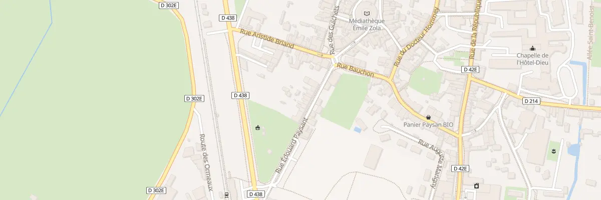 Plan du 14 Rue Édouard Paysant à Sées