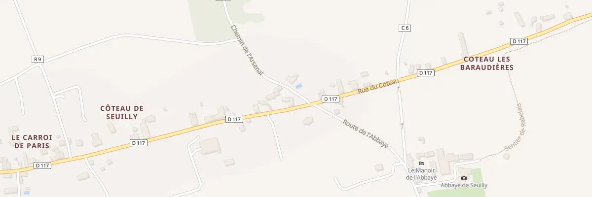 Plan du 35 Coteau de Seuilly à Seuilly