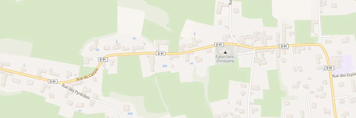 Plan du 44 Rue du Centre à Pouyastruc