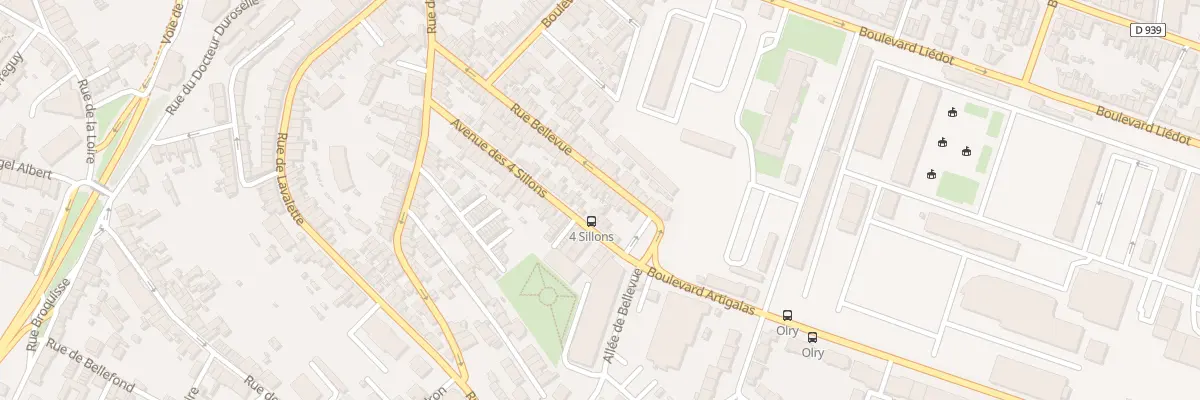 Plan du 57 Rue Bellevue à Angoulême