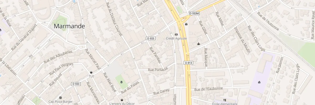 Plan du 14 Rue Parreau à Marmande