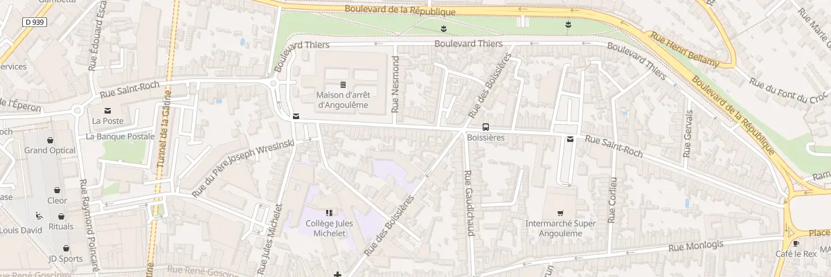 Plan du 105 Rue Saint Roch à Angoulême