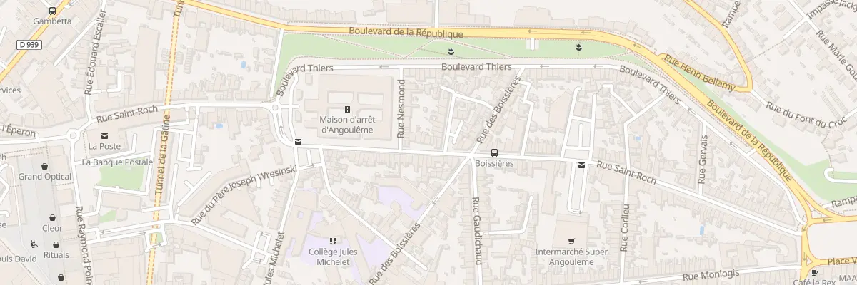 Plan du 122 Rue Saint Roch à Angoulême