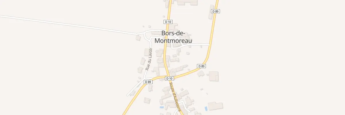 Plan du 5049 Le Bourg à Bors (Canton de Tude-et-Lavalette)