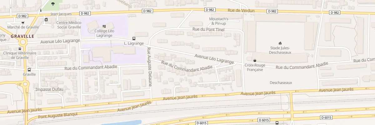 Plan du 79 Rue Cdt Abadie au Havre