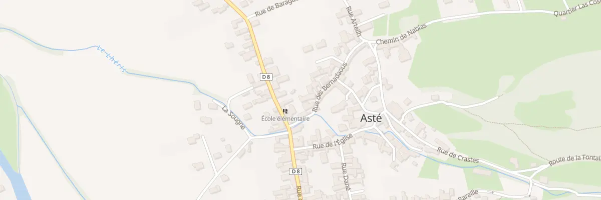 Plan du 7 Rue Bernadaous à Asté