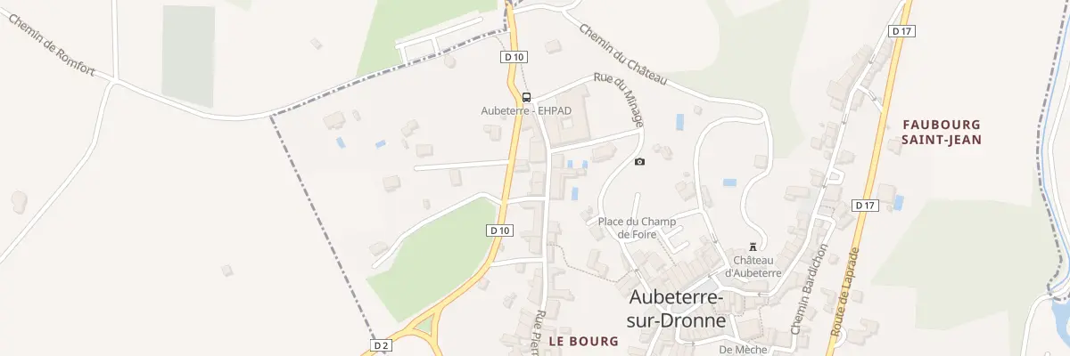 Plan du 6 Rue Pierre Véry à Aubeterre-sur-Dronne