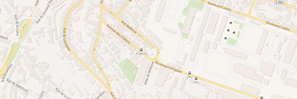 Plan du 65 Rue Bellevue à Angoulême