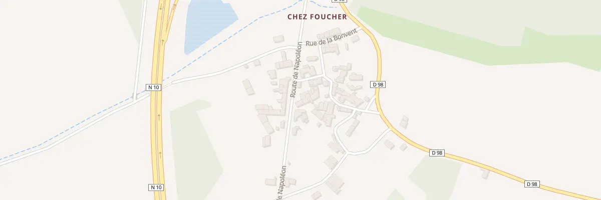 Plan du 7 Rte de Napoleon à Brux