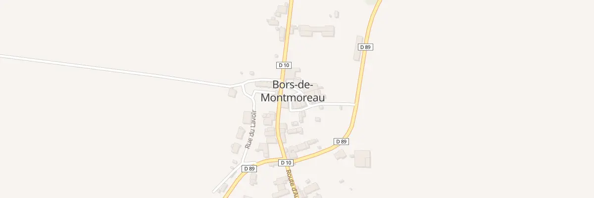 Plan du 5041 Le Bourg à Bors (Canton de Tude-et-Lavalette)