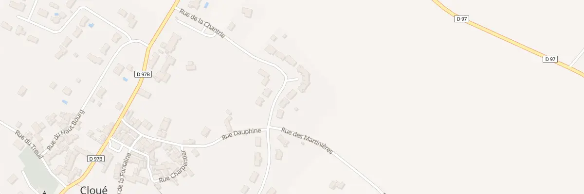 Plan du 17 Rue de la Chantrie à Cloué