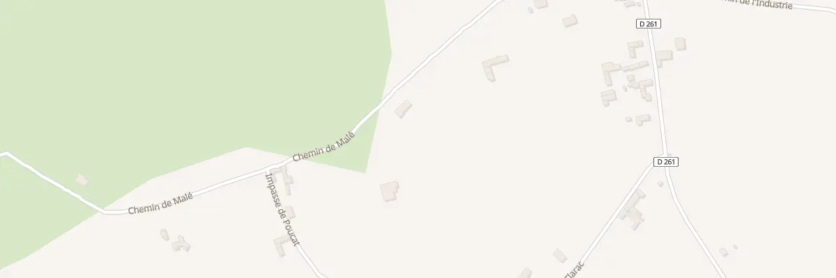 Plan du 7 Che du Malé à Haget
