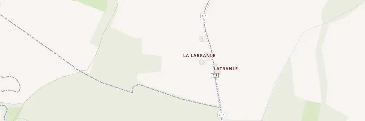 Plan du 5075 A la Labranle à Noulens
