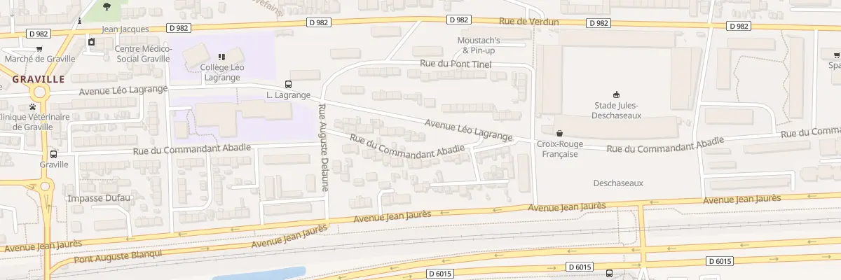 Plan du 81 Rue Cdt Abadie au Havre