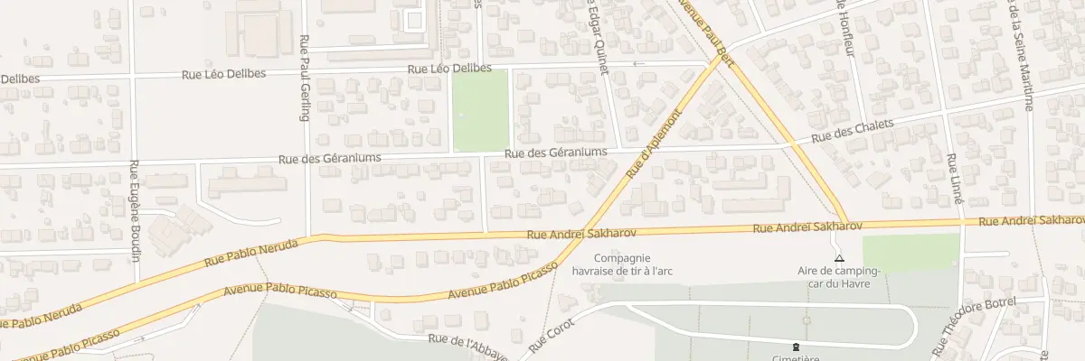 Plan du 90 Rue des Géraniums au Havre