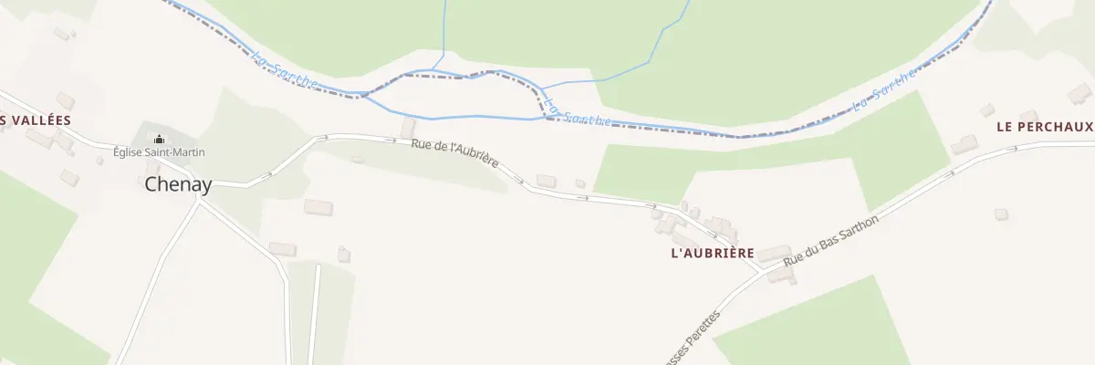 Plan du 35 Rue de L Aubriere à Chenay