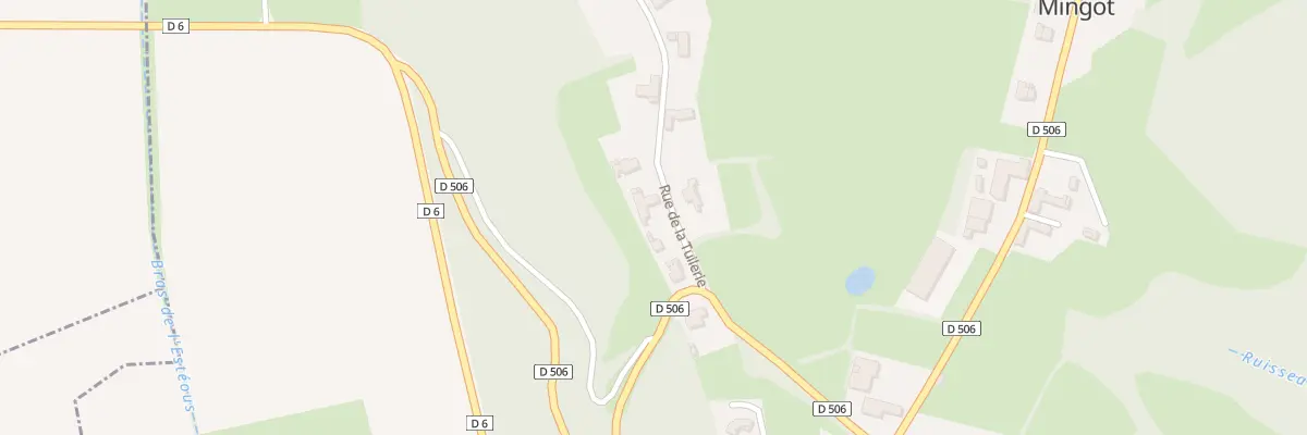 Plan du 5009 Rue de la Tuilerie à Mingot