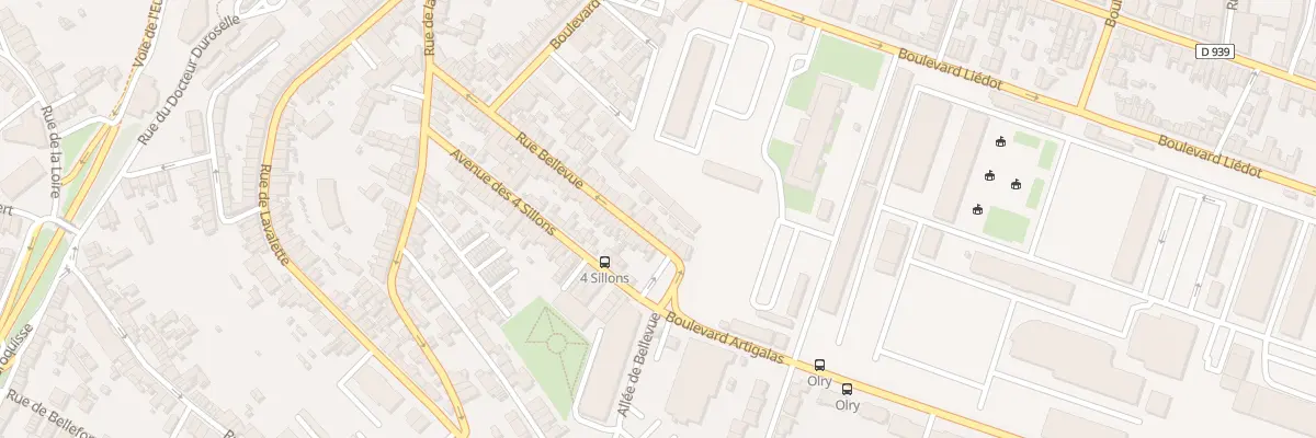 Plan du 68 Rue Bellevue à Angoulême
