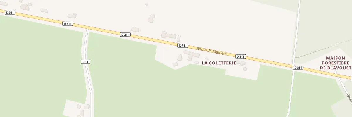 Plan du 36 Rte de Mamers à Villeneuve-en-Perseigne
