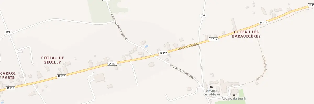 Plan du 13 Coteau de Seuilly à Seuilly