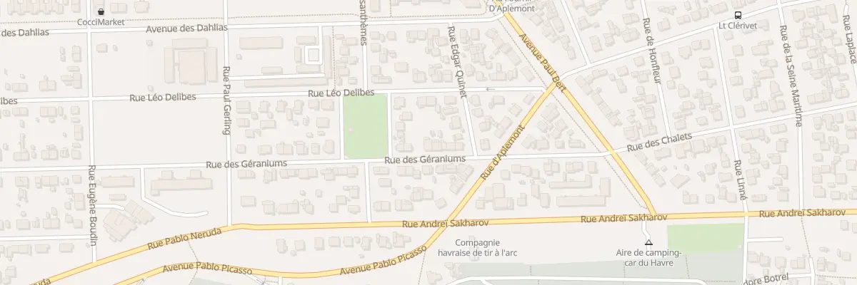 Plan du 85 Rue des Géraniums au Havre