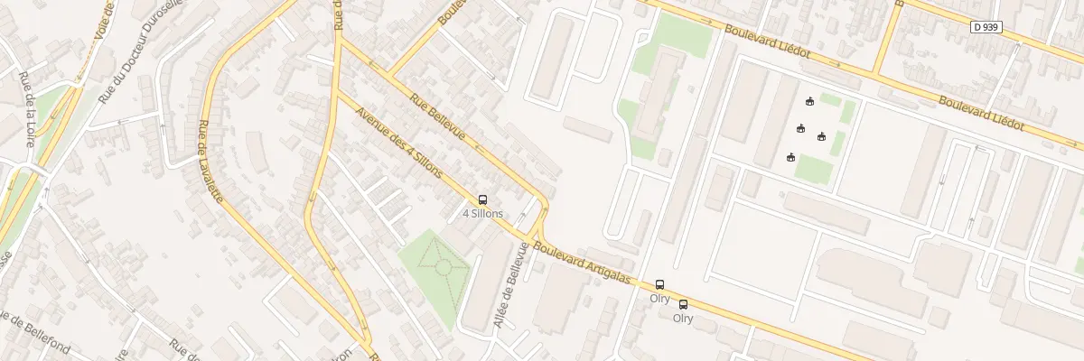 Plan du 74 Rue Bellevue à Angoulême