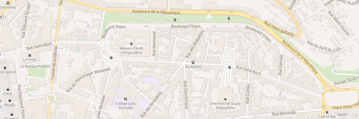 Plan du 130 Rue Saint Roch à Angoulême